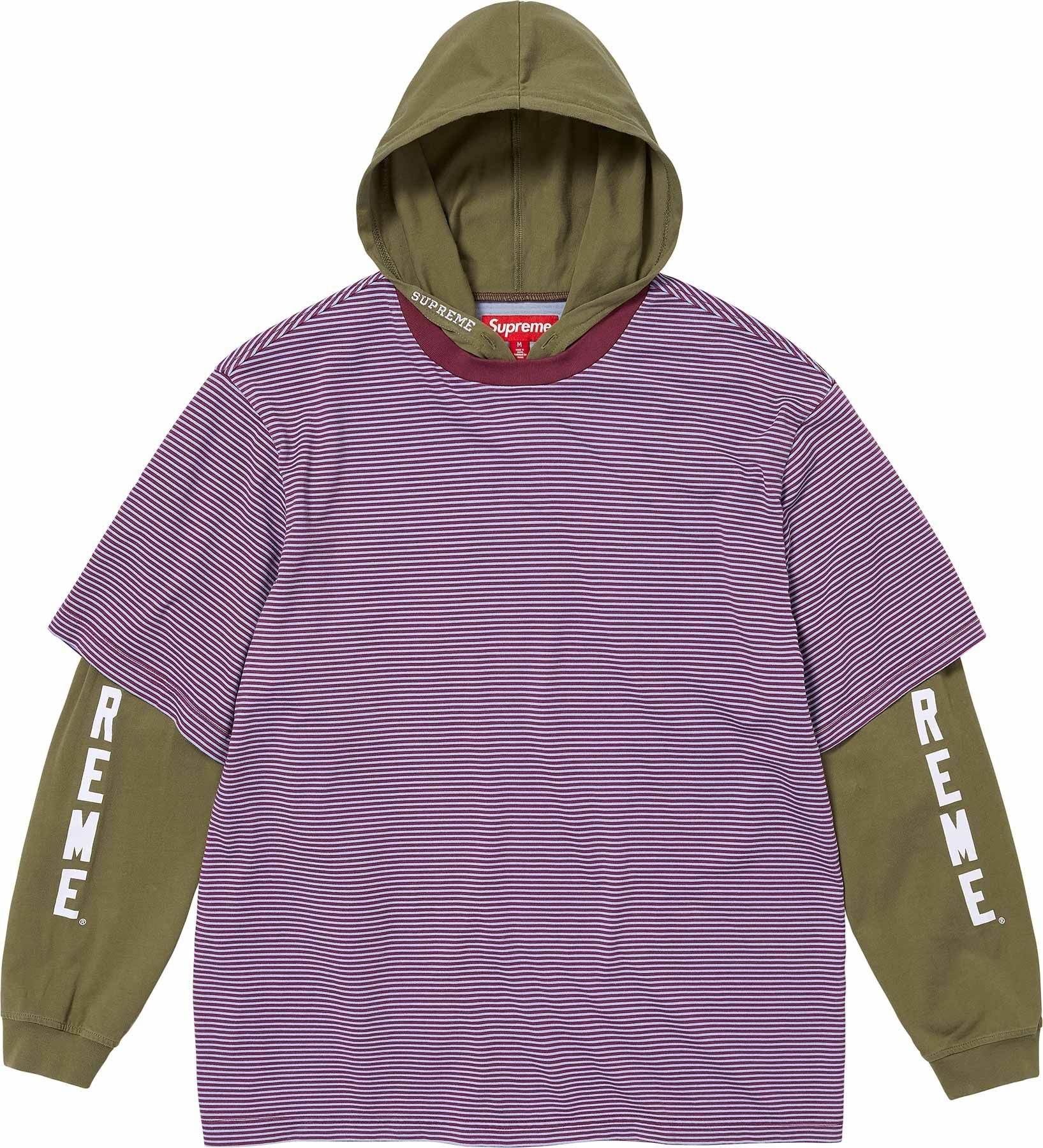 Layered Hooded L/S Top view 2